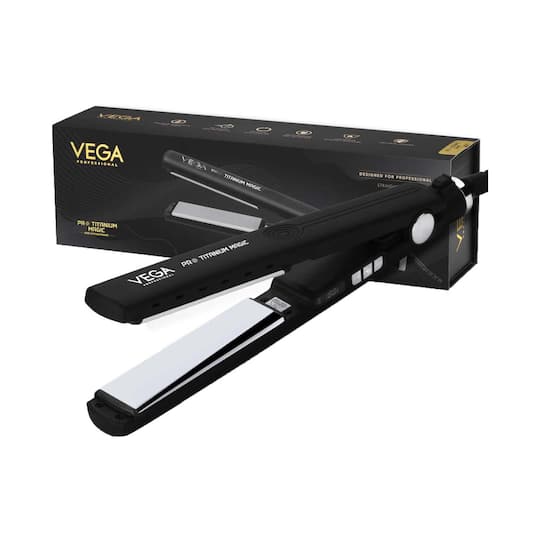 VEGA Professional Pro Titanium Magic Hair Straightener (Vpphs-12)
