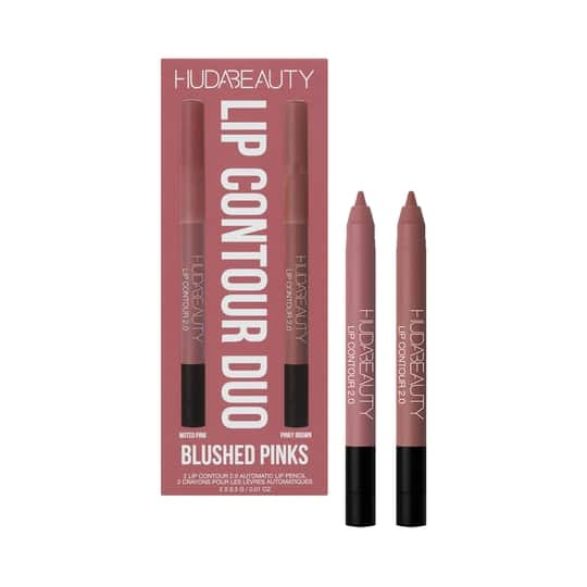 Huda Beauty Lip Duo Set - Blushed Pinks (2 pcs)