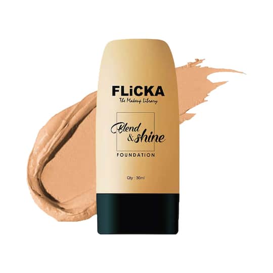 Flicka Blend & Shine Liquid Foundation - 02.1 Natural - Fair To Medium (30 ml)