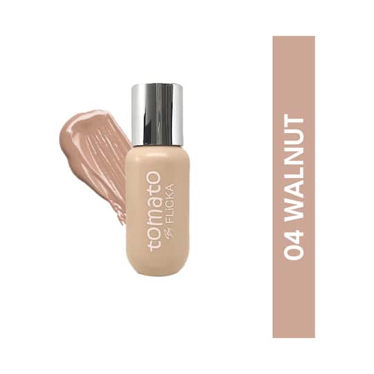 Flicka Tomato Foundation - 04 Walnut - Deep (30 ml)