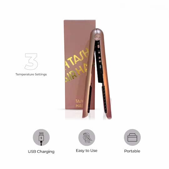 Tash Hair Cordless Hair Straightener- Pink Sapphire (1 Pcs)