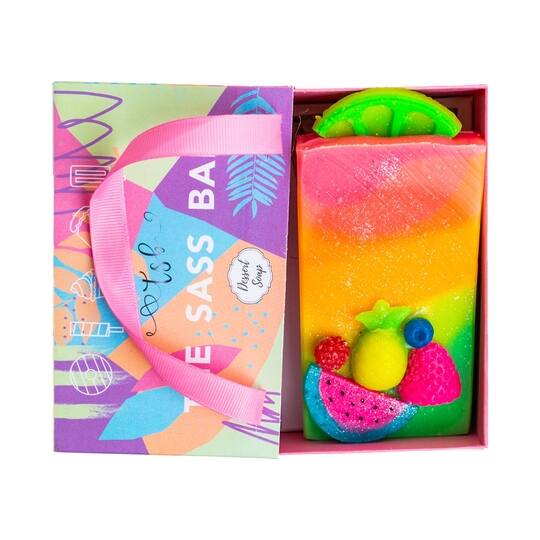 The Sass Bar Fruit Punch Loaf Soap (120 g)