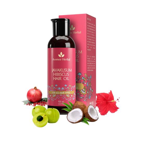 Avimee Herbal Javakusum Hibiscus Hair Oil (100 ml)