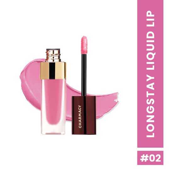 Charmacy Milano Stunning Longstay Liquid Lip Lipstick -  Bare Beauty 02 (5.6 ml)