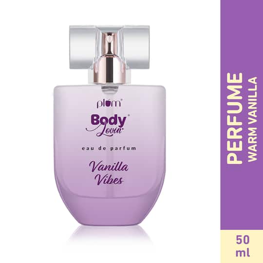 Plum BodyLovin' Vanilla Vibes Eau De Parfum - Long Lasting Warm Vanilla Perfume (50ml)