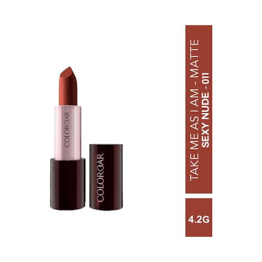 Colorbar Take Me As I Am Vegan Matte Lipstick - Sexy Nude - [011] (4.2 g)