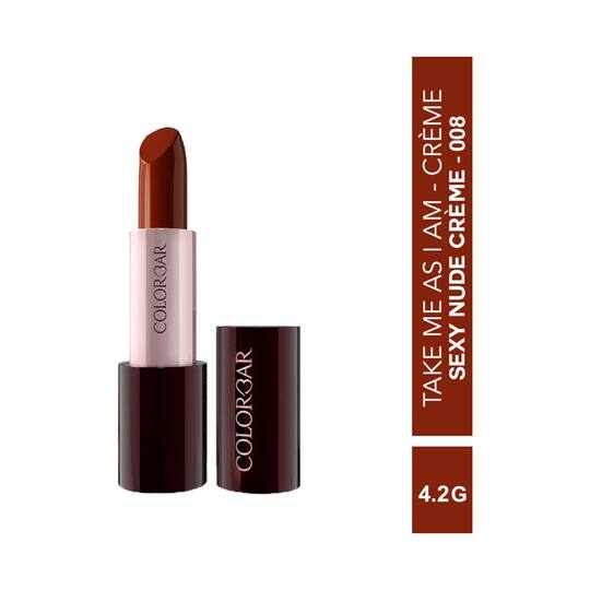 Colorbar Take Me As I Am Vegan Creme Lipstick - Sexy Nude Creme - [008] (4.2 g)