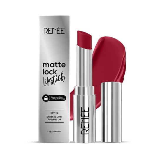 RENEE Matte Lock Lipstick - 03 Rock (3.5 g)