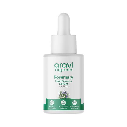 Aravi Organic Rosemary Boosts Hair Growth Serum with Biotin (30 ml)