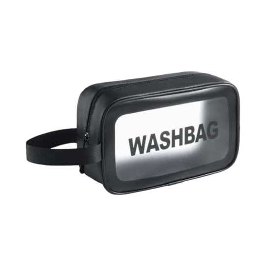 Allure Washable Cosmetic Medium Bag - Black