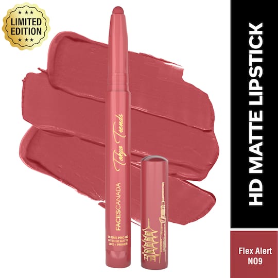 Faces Canada Ultime Pro HD Intense Matte Lips + Primer Limited Edition - Flex Alert N09 (1.4 g)