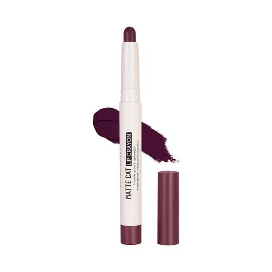 Swiss Beauty Non-Transfer Matte Cat Lip Crayon - Wicked Wine (1.5 g)