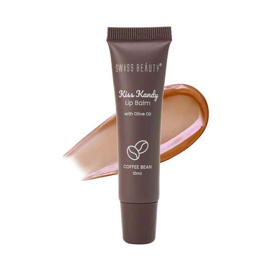 Swiss Beauty Kiss Kandy Lip Balm with Olive Oil - Coffee Bean (10 ml)