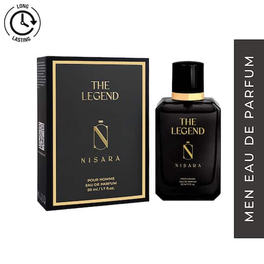 Nisara The Legend Long Lasting Aromatic Woody Amber EDP for Men (50 ml)