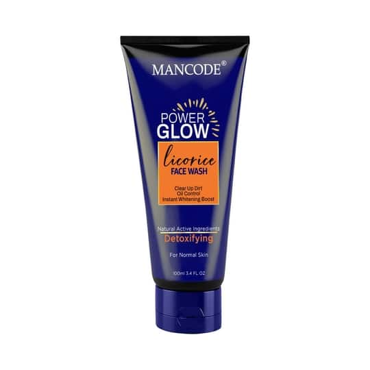 Mancode Power Glow with Licorice Face Wash For Men (100 ml)