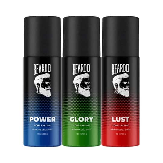 Power, Lust & Glory Long Lasting Deo Body Spray For Men (2 pcs)