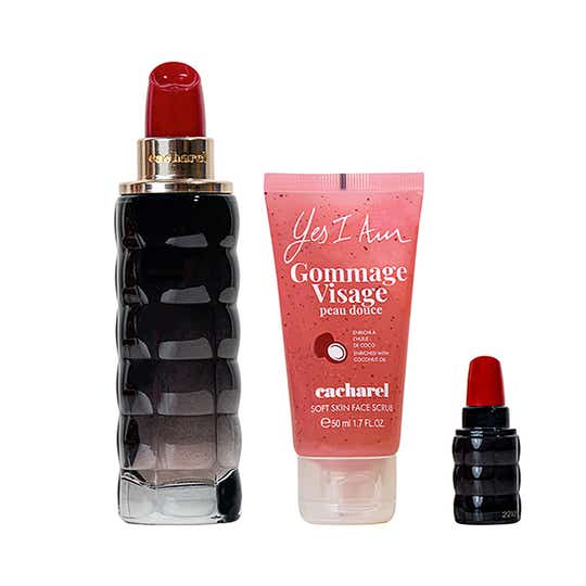 Cacharel Yes I AM EDP And Face Scrub Set (3 pcs)