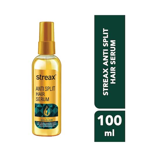 Streax Anti Split Hair Serum With Bio-Elixir For Damaged Hair (100 ml)