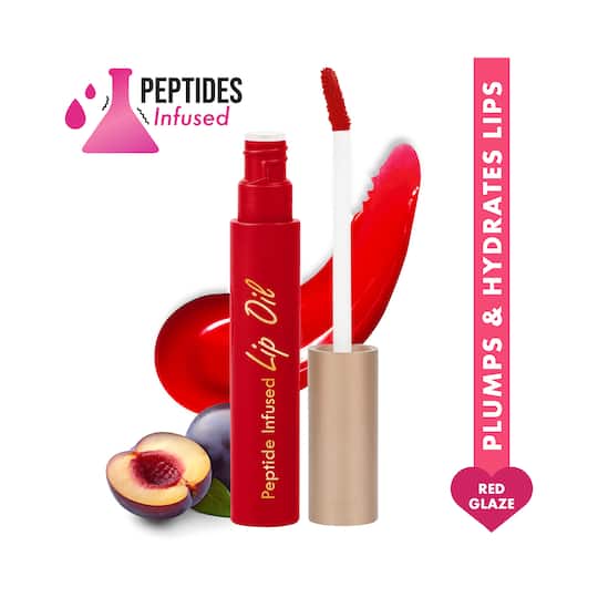 Insight Cosmetics Peptide Infused Lip Oil - Red Glaze (4.5 g)