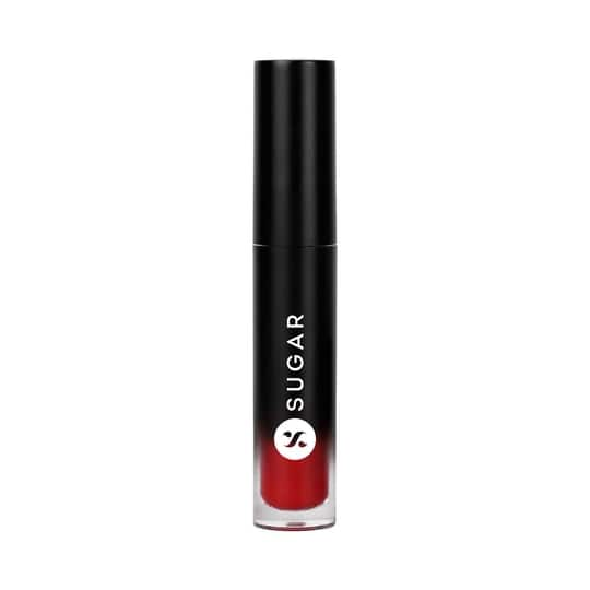 SUGAR Cosmetics Mousse Muse Maskproof Lip Cream - 06 Harmony In Red (5 ml)