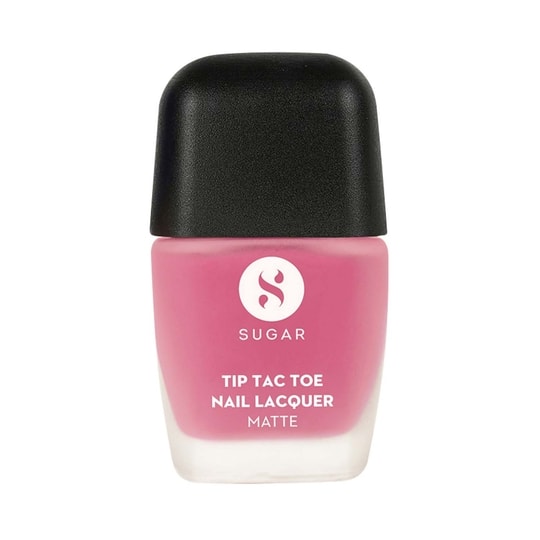 SUGAR Cosmetics Tip Tac Toe Nail Lacquer Matte 35 - Pink Passion (10 ml)