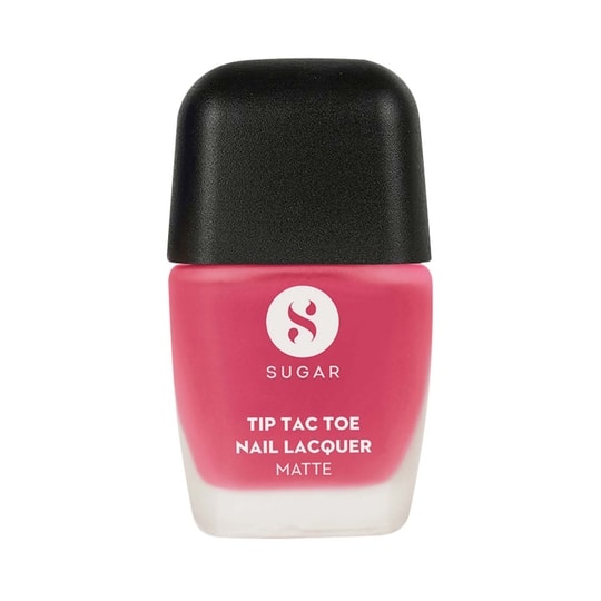 SUGAR Cosmetics Tip Tac Toe Nail Lacquer Matte 36 - Magenta Maze (10 ml)