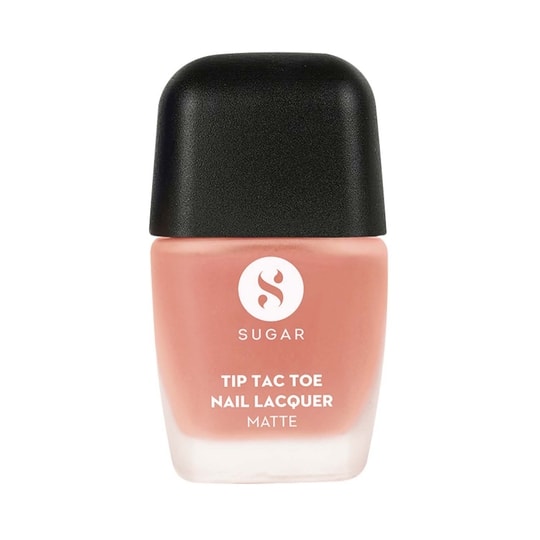 SUGAR Cosmetics Tip Tac Toe Nail Lacquer Matte 39 - Peach Party (10 ml)