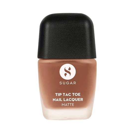 SUGAR Cosmetics Tip Tac Toe Nail Lacquer Matte 40 - Caramel Crunch (10 ml)