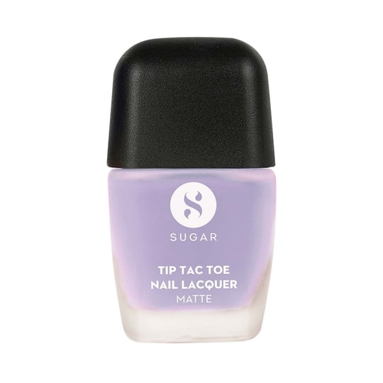 SUGAR Cosmetics Tip Tac Toe Nail Lacquer Matte 44 - Lavender Love (10 ml)