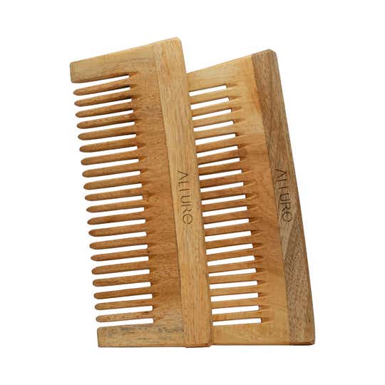 Allure Wooden Neem Comb (CS-01) (2 pcs)