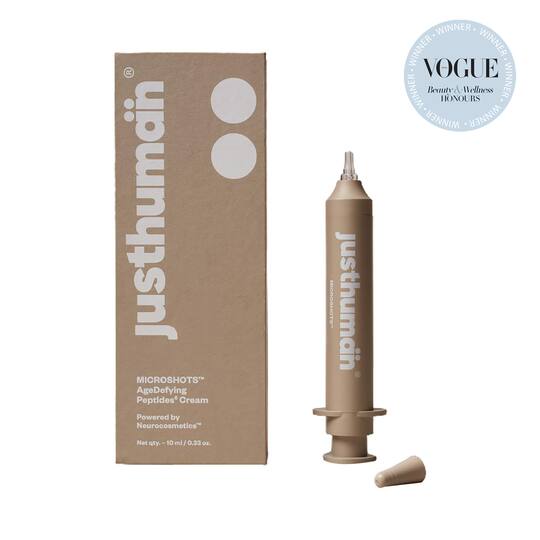 Justhuman Microshots Age Defying Peptide Cream with Peace mask (10 ml)