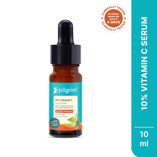 Pilgrim 10% Vitamin C Face Serum For Daily Brightness (10 ml)