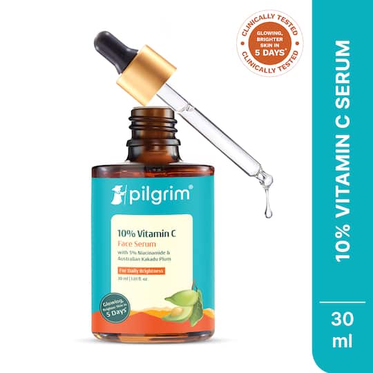 Pilgrim 10% Vitamin C Face Serum For Daily Brightness (30 ml)