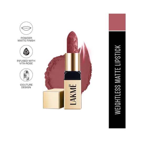 Lakme Rouge Bloom Powder Matte Bullet - Blush Peony (4 g)