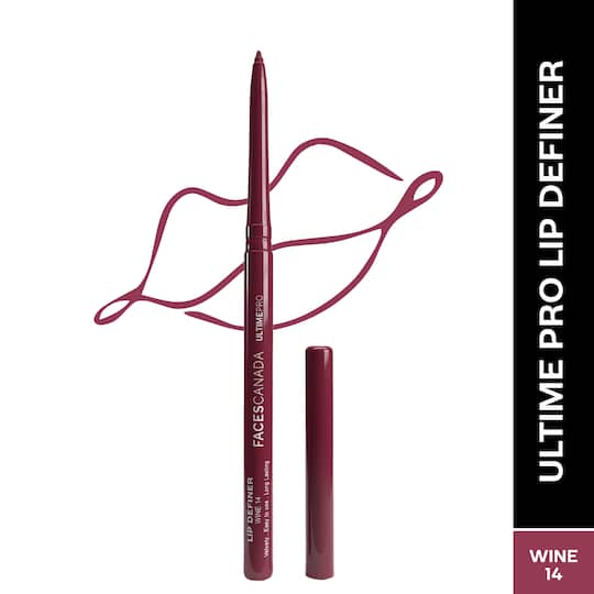 Faces Canada Ultime Pro Lip Definer Waterproof & Smudgeproof - Wine 14 (0.35 g)