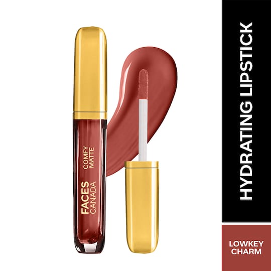 Faces Canada Comfy Matte Liquid Lipstick 10HR Stay No Dryness - Lowkey Charm 30 (3.8 ml)