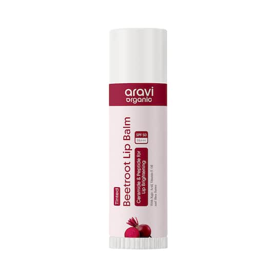 Aravi Organic Lip Glowy Balm With SPF 50 PA+++ - Kojic Acid & Ceramide (5 g)