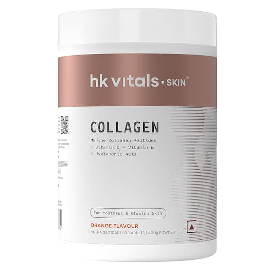 HK Vitals Skin Radiance Collagen Supplement Marine Collagen Orange (400 g)
