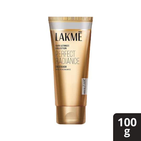 Lakme Perfect Radiance Brightening Facewash with 98% Niacinamide Complex for Pigmentation (100 g)