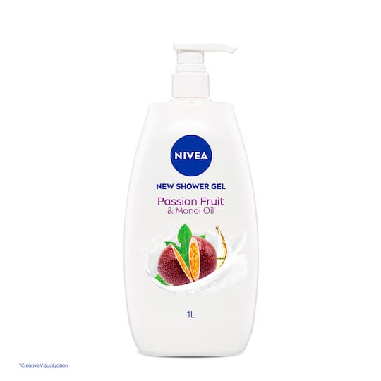 Nivea Shower Gel Passion Fruit And Monoi Oil (1000 ml)