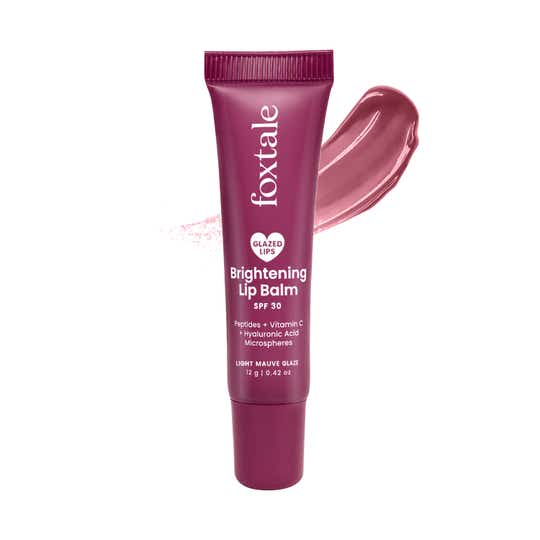 Foxtale Glazed Lips Brightening Lip Balm - Light Mauve Glaze (12 g)