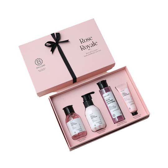 Brillare Rose Royale Bath and Body Care Gift Box (4 pcs)
