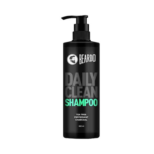 Beardo Deep Clean Shampoo with Tea Tree Peppermint and Charcoal (200 ml)