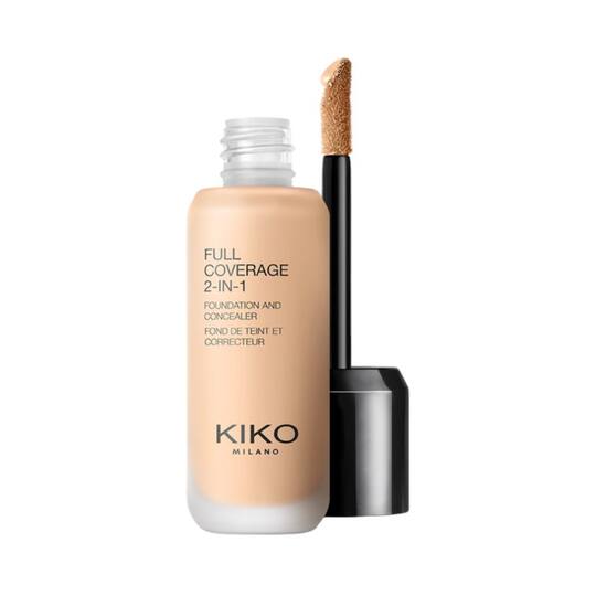 KIKO Milano Full Coverage 2-In-1 Foundation and Concealer - N10 Neutral 10 (25 ml)