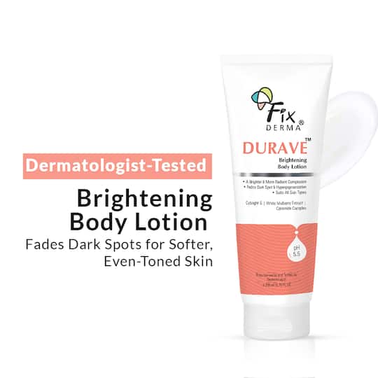 Fixderma Durave Brightening Body Lotion with Ceramide, Lotion for Hyperpigmentation & Dark Spots (200ml)