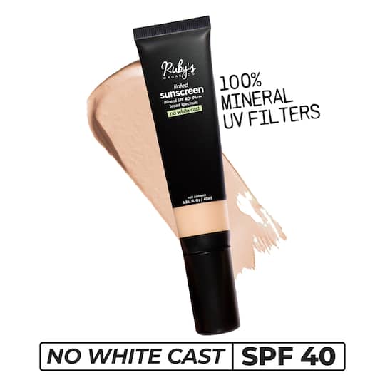 Ruby's Organics Tinted Mineral Sunscreen SPF 40 (40 ml)