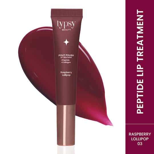 Typsy Beauty Pout Polish Peptide Lip Treatment Balm - Raspberry Lollipop (8 ml)
