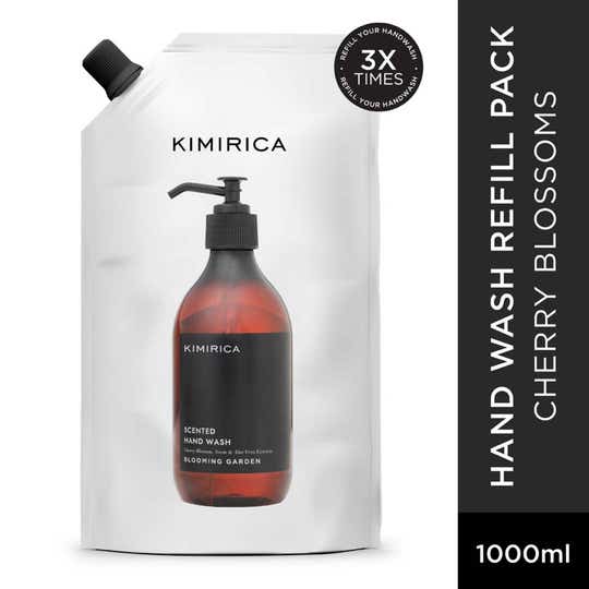 Kimirica Blooming Garden Hand Wash Refill Pack (1000 ml)