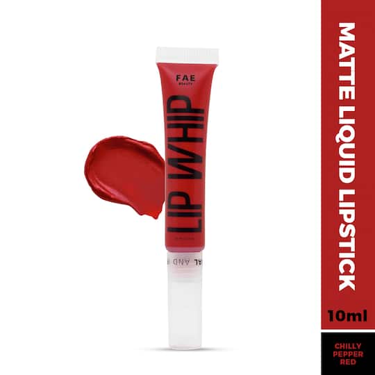 FAE BEAUTY Lip Whip 12H Matte Liquid Lipstick - Long Wear, Non Drying - Bite (10 ml)