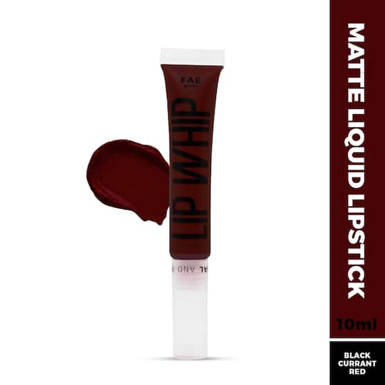 FAE BEAUTY Lip Whip 12H Matte Liquid Lipstick - Long Wear, Non Drying - Toxic (10 ml)